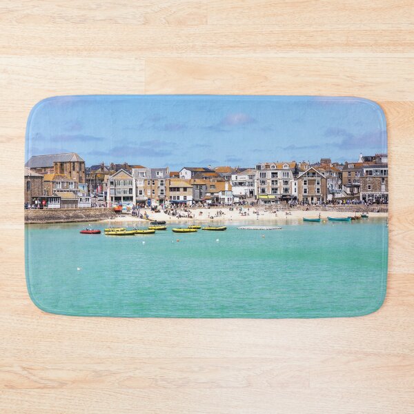 Item preview, St Ives Harbour, Turquoise Waters and Colourful Boats, Cornwall designed and sold by Paul Thompson Photography.