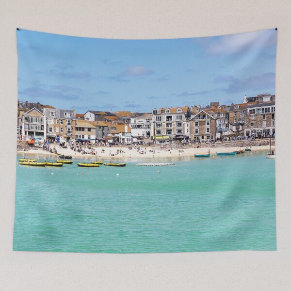 Item preview, St Ives Harbour, Turquoise Waters and Colourful Boats, Cornwall designed and sold by Paul Thompson Photography.