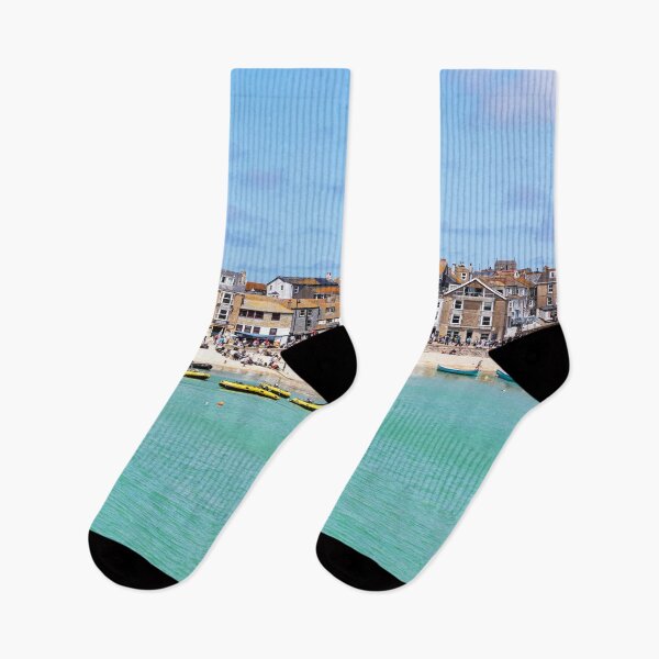Item preview, St Ives Harbour, Turquoise Waters and Colourful Boats, Cornwall designed and sold by Paul Thompson Photography.