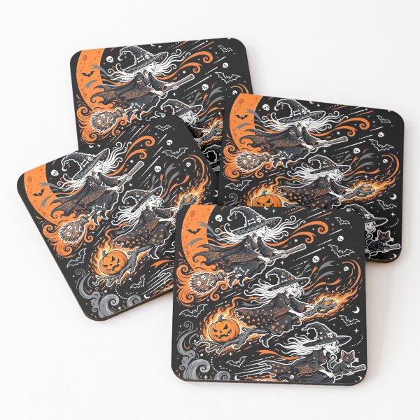 Item preview, Witchcraft Grand Prix — Broomsticks at Full Speed designed and sold by DibujandoPorfa.