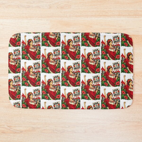 Item preview, Frida kahlo  Viva La Mujer Feminist Floral Art designed and sold by TeeARTHY.