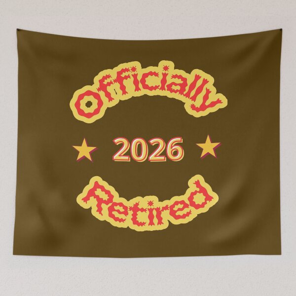 Item preview, Officially Retired 2026 Retro Star Retirement Party Gift Design designed and sold by Evelashop.