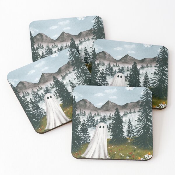 Item preview, Ghost in Wildflowers designed and sold by Tarot and Trinkets.