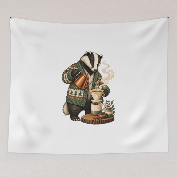 Item preview, Badger Coffee Ritual designed and sold by cybersilverhand.
