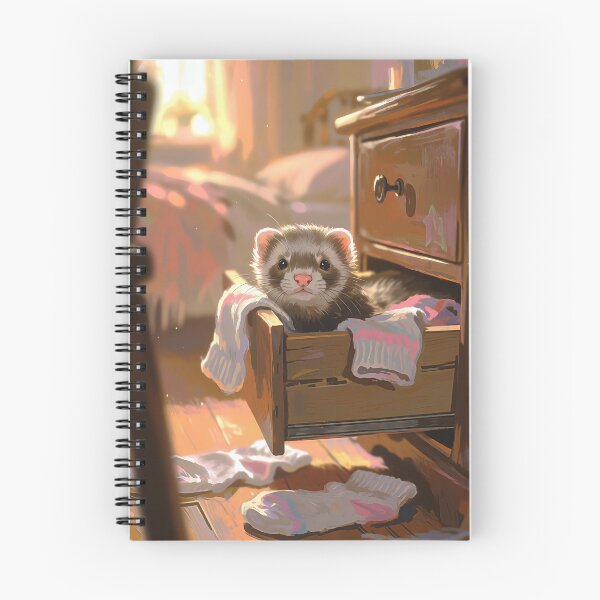 Item preview, Curious Ferret in Drawer designed and sold by The Deep Studio.