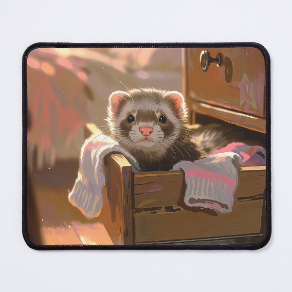 Item preview, Curious Ferret in Drawer designed and sold by The Deep Studio.