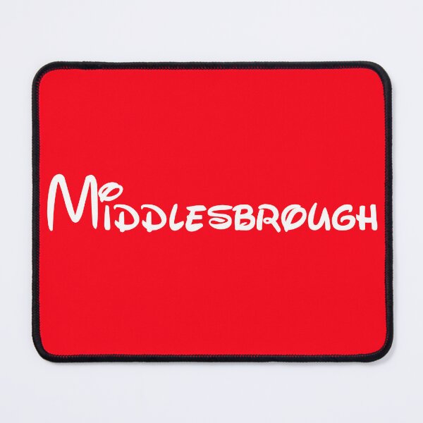 Item preview, Middlesbrough Theme Park Parody White on red designed and sold by Logo-A-GoGo.
