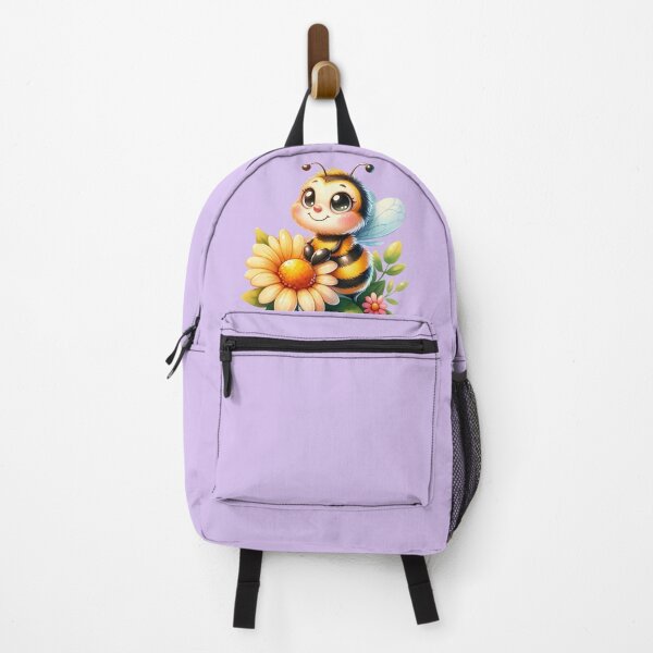 Item preview, Cute Kawaii Bee with Daisy – Adorable Bumblebee designed and sold by MushArtist.