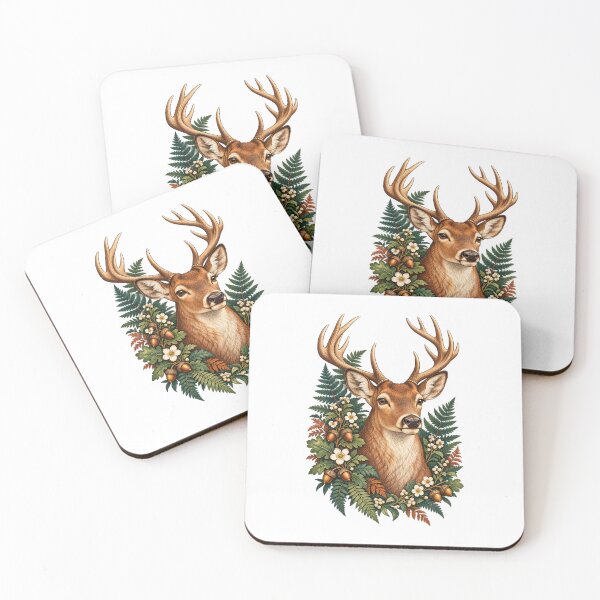 Item preview, Deer Woodland Botanicals designed and sold by cybersilverhand.