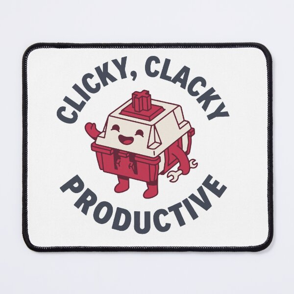 Item preview, Clicky Clacky Productive Funny Mechanical Keyboard Switch Wrench T-Shirt designed and sold by Design-Pro-21.