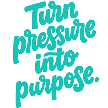 Artwork thumbnail, Turn Pressure Into Purpose Script Lettering by andry01
