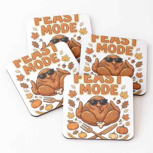 Item preview, Feast Mode Funny Thanksgiving Turkey Sunglasses T-Shirt designed and sold by EverydayBadge.
