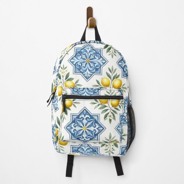 Item preview, Mediterranean Lemon Ceramic Tile Pattern designed and sold by Sybille-Yates.