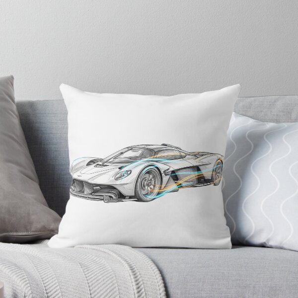 Item preview, Futuristic Hypercar Concept Hand Drawn Automotive Sketch designed and sold by EACREST.