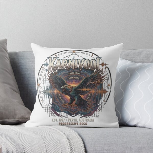 Item preview, Karnivool Dark Eagle Vintage Rock Artwork and Geometric Emblem designed and sold by MystiColo.