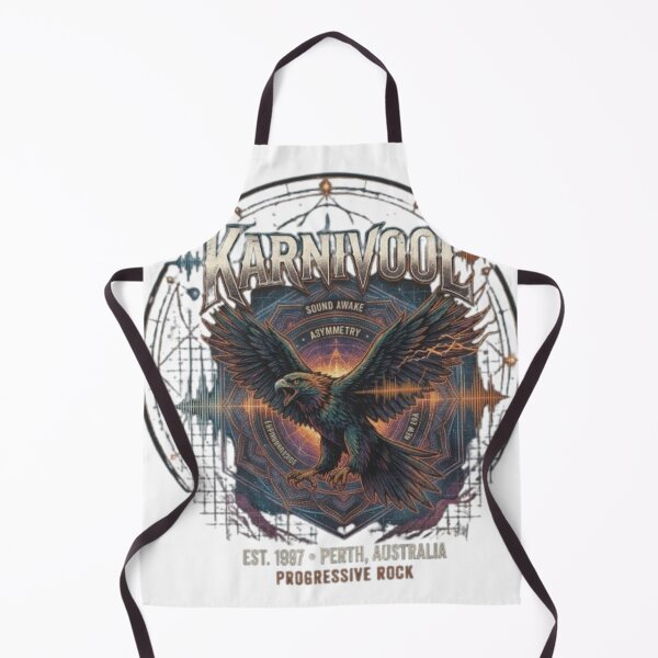 Item preview, Karnivool Dark Eagle Vintage Rock Artwork and Geometric Emblem designed and sold by MystiColo.