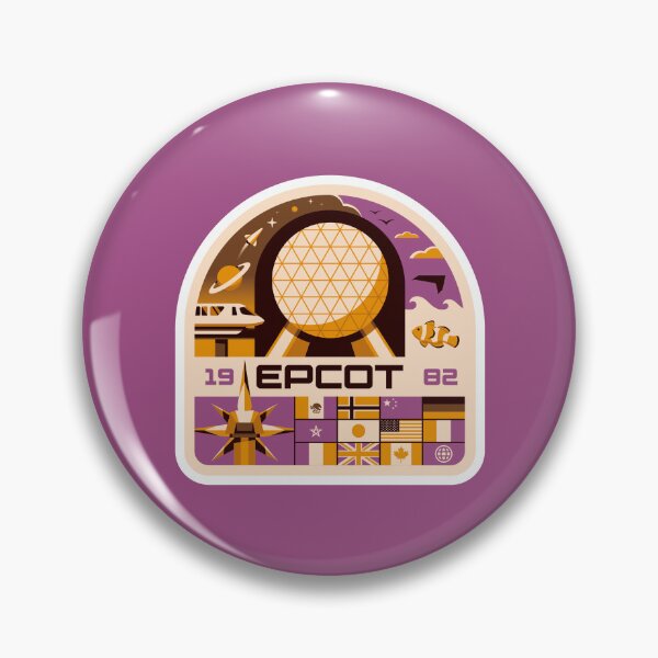 Item preview, Retro EPCOT Badge designed and sold by alfie-burt.