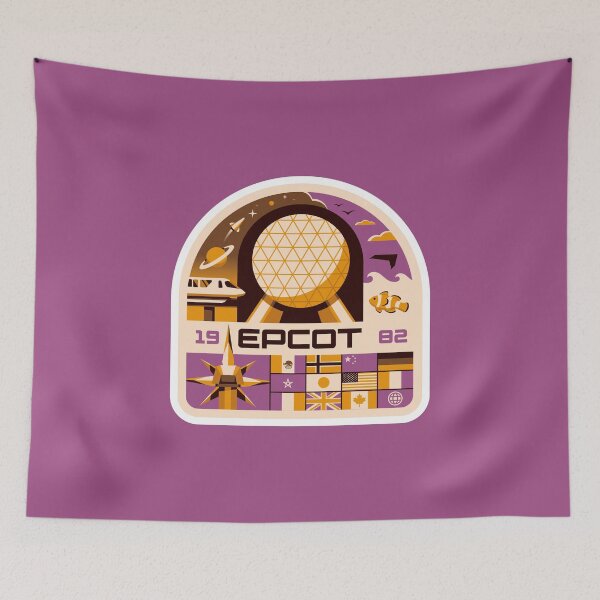 Item preview, Retro EPCOT Badge designed and sold by alfie-burt.