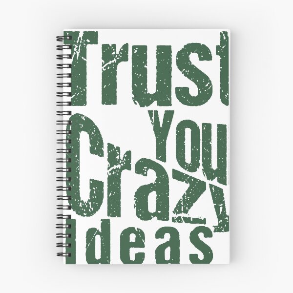 Item preview, Trust Your Crazy Ideas Letterpress Style designed and sold by andry01.