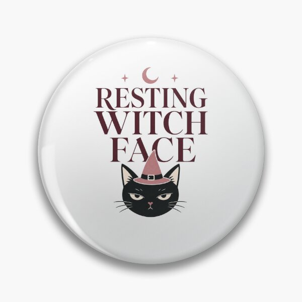 Item preview, Resting Witch Face Black Cat designed and sold by MOSIDRIP™.