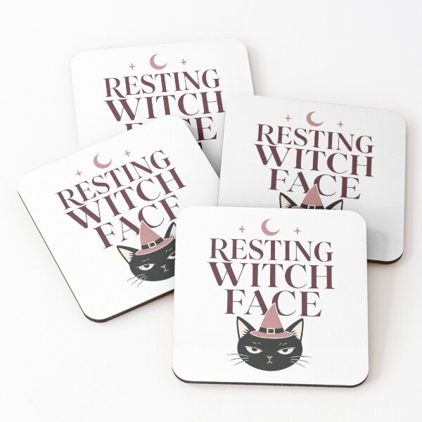 Item preview, Resting Witch Face Black Cat designed and sold by MOSIDRIP™.