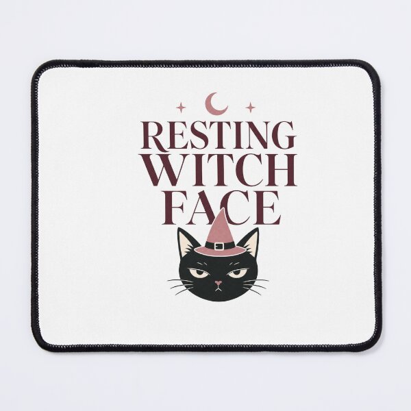 Item preview, Resting Witch Face Black Cat designed and sold by MOSIDRIP™.