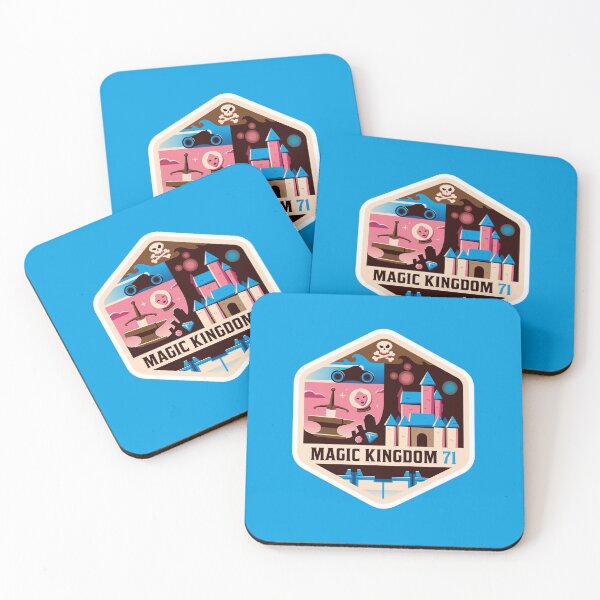 Item preview, Retro Magic Kingdom Badge designed and sold by alfie-burt.