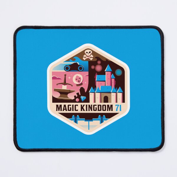 Item preview, Retro Magic Kingdom Badge designed and sold by alfie-burt.