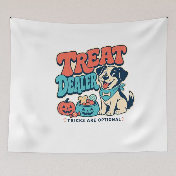 Item preview, Halloween Treat Dealer Funny Dog designed and sold by MOSIDRIP™.