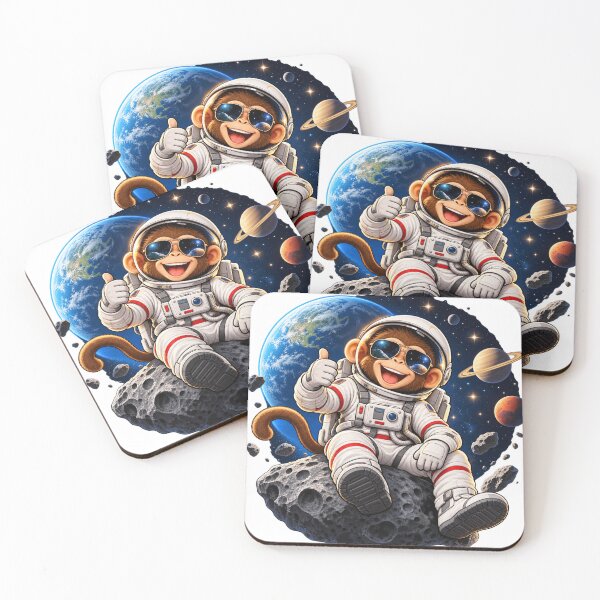 Item preview, Funny Monkey Astronaut Space Explorer designed and sold by 987 Design Co..