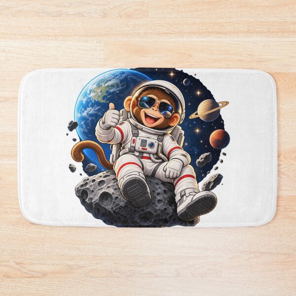 Item preview, Funny Monkey Astronaut Space Explorer designed and sold by 987 Design Co..