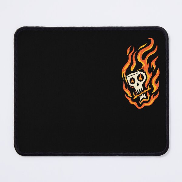 Item preview, Spooky Burning Fire Skull designed and sold by MySimpleFlow.