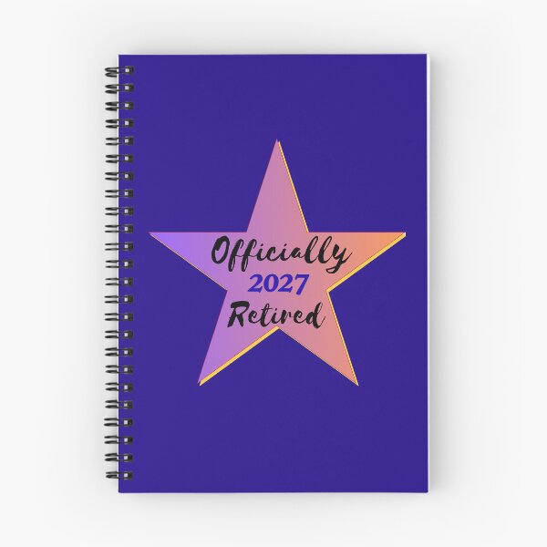 Item preview, Officially Retired 2027 Retro Star Retirement Party Gift Design designed and sold by Evelashop.