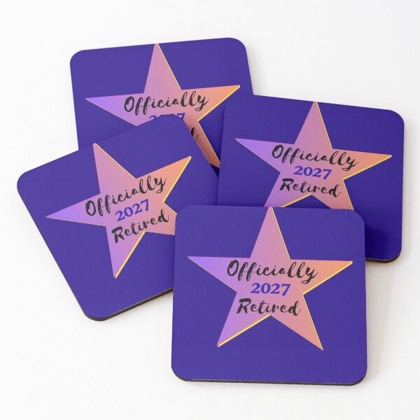Item preview, Officially Retired 2027 Retro Star Retirement Party Gift Design designed and sold by Evelashop.