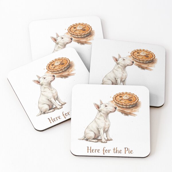 Item preview, Here for the Pie T-Shirt, Funny Thanksgiving Dog Shirt, Bull Terrier Thanksgiving Tee designed and sold by LunaAdventurer.