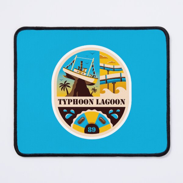 Item preview, Retro Typhoon Lagoon Badge designed and sold by alfie-burt.