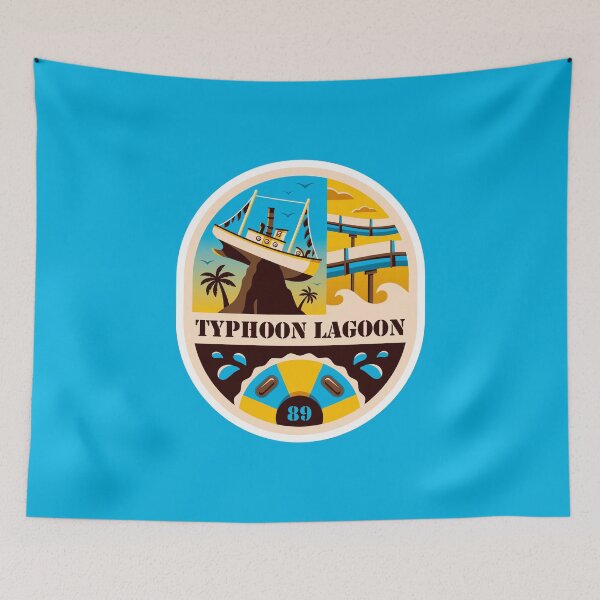 Item preview, Retro Typhoon Lagoon Badge designed and sold by alfie-burt.