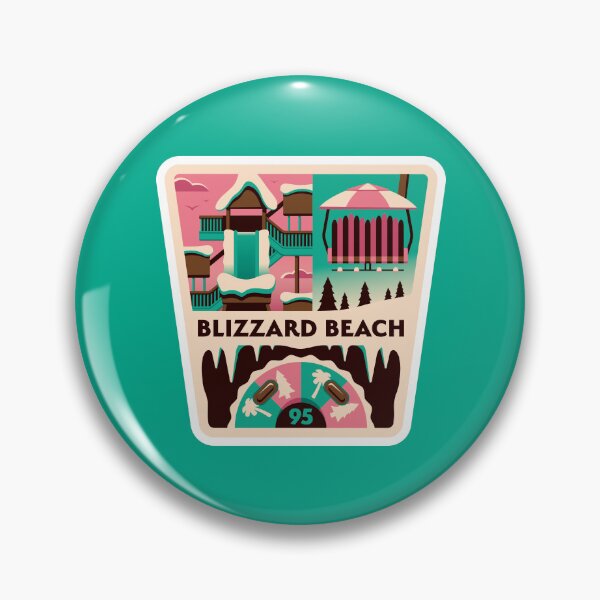Item preview, Retro Blizzard Beach Badge designed and sold by alfie-burt.