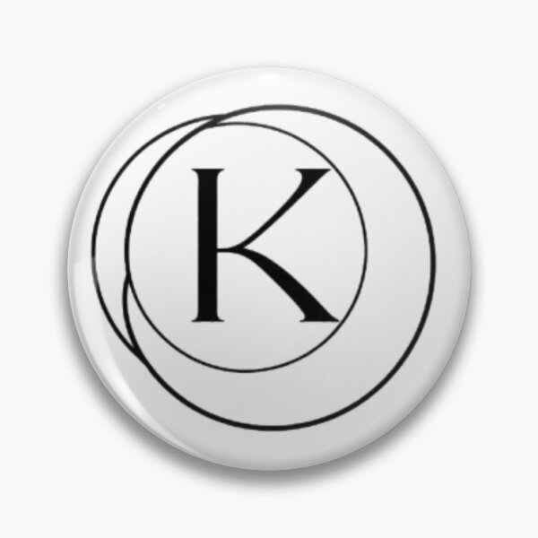 Item preview, Karnivool Minimalist K Monogram Circular Emblem Design designed and sold by MystiColo.