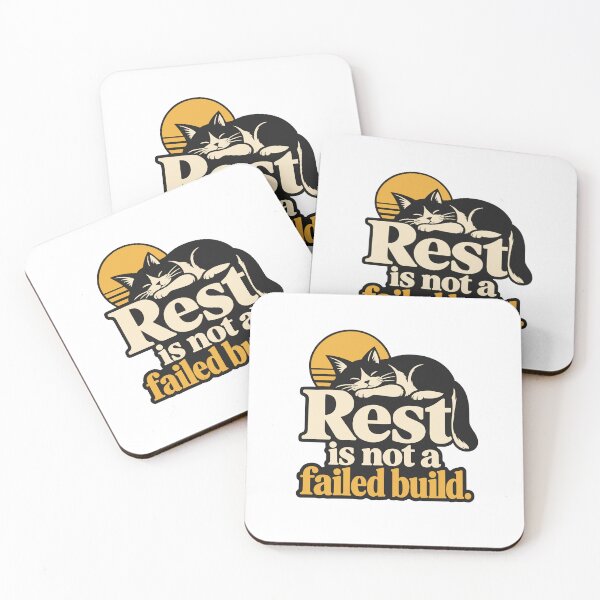 Item preview, Rest Is Not a Failed Build Cat Graphic designed and sold by ThreadQuirk.