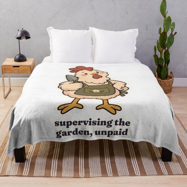 Item preview, Backyard Chicken Supervising the Garden, Unpaid designed and sold by OuqCreations.