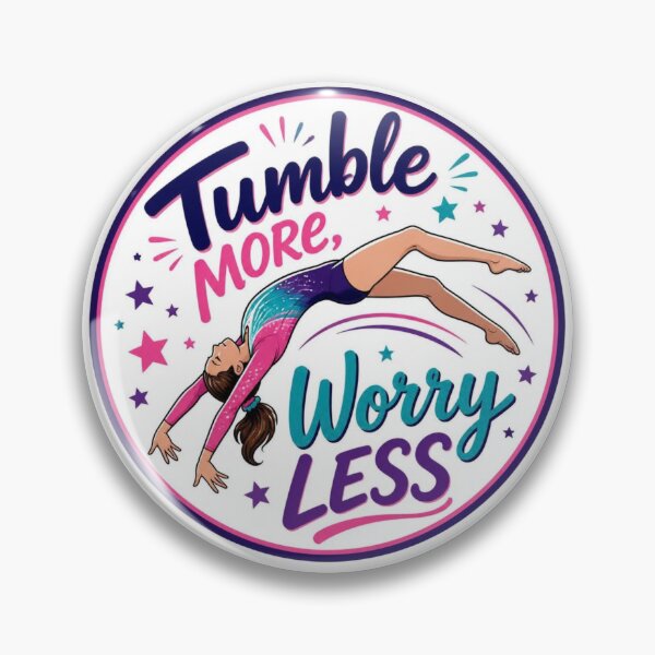 Item preview, Tumble More, Worry Less Artistic Gymnastics designed and sold by FlipGymnastics.