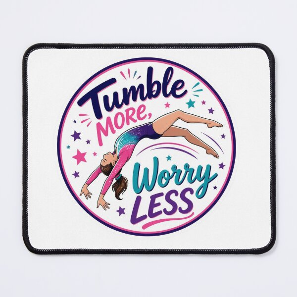Item preview, Tumble More, Worry Less Artistic Gymnastics designed and sold by FlipGymnastics.