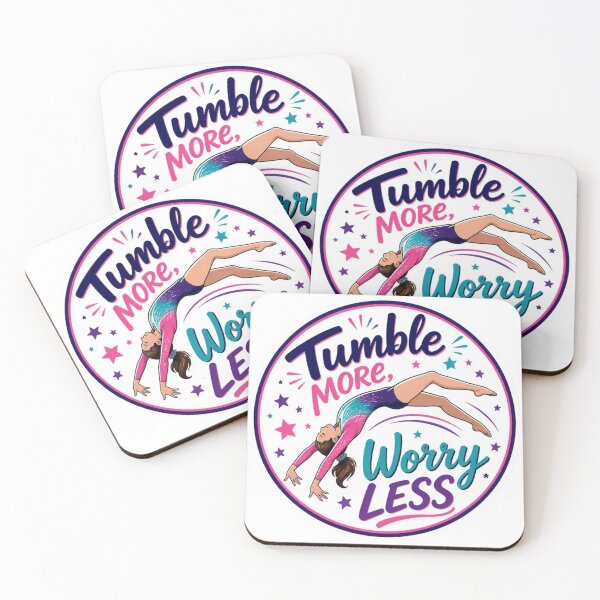 Item preview, Tumble More, Worry Less Artistic Gymnastics designed and sold by FlipGymnastics.
