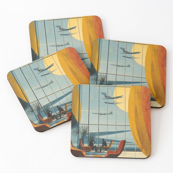 Item preview, Mid-Century Modern Airport Lounge designed and sold by LindaTBrown.