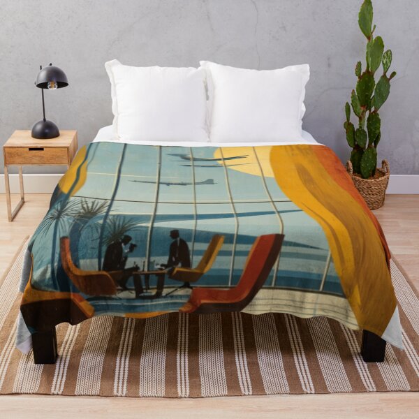 Item preview, Mid-Century Modern Airport Lounge designed and sold by LindaTBrown.