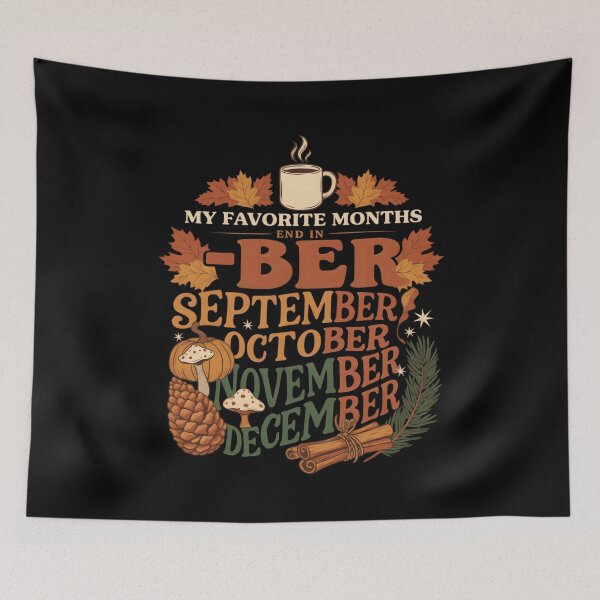 Item preview, Ber Months My Favorite Months Autumn designed and sold by MooonTees.