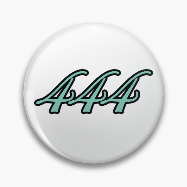 Item preview, 444 Angel Number Mint Green Y2K Script designed and sold by cupids-eros.
