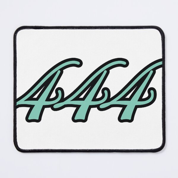 Item preview, 444 Angel Number Mint Green Y2K Script designed and sold by cupids-eros.