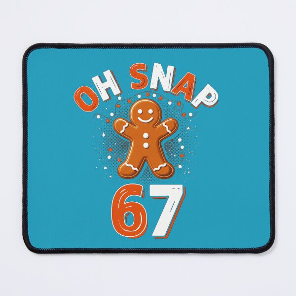 Item preview, Oh Snap 67 Gingerbread Man Halloween Retro Graphic designed and sold by JaroCreates.